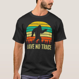 Klassieke Leave No Trace Bigfoot Wandel Camping T-shirt