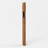 Klassieke lederen uitstraling Monogram stijl Case-Mate iPhone Case (Achterkant/rechts)