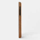Klassieke lederen uitstraling Monogram stijl Case-Mate iPhone Case (Achterkant/links)