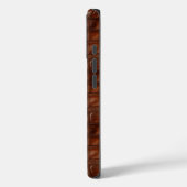 Klassieke Leer Textuur Case-Mate iPhone Case (Achterkant / Links)