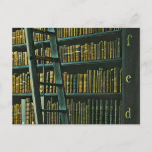 Klassieke lees kunstwerk cadeau briefkaart