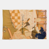  klassieke leesboeklezer theedoek (Horizontaal)