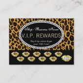 Klassieke leesdruk - Gold Lips Loyalty's Klantenkaartje (Voorkant)