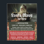 Klassieke leeskerstman, Santa Claus Entertainer Flyer<br><div class="desc">Klassieke leeskerstman,  Santa Claus Entertainer Adverteren brochures door de Visitekaartje winkel.</div>
