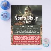Klassieke leeskerstman, Santa Claus Entertainer Flyer (Enkel)
