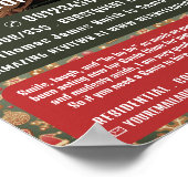 Klassieke leeskerstman, Santa Claus Entertainer Poster (Hoek)