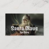 Klassieke leeskerstman, Santa Claus Entertainer Visitekaartje (Voorkant)