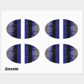 Klassieke Leeuwentrots Ovale Sticker (Vel)