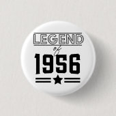Klassieke Legende van 1956 Ronde Button 3,2 Cm (Voorkant)