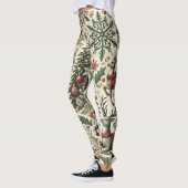 Klassieke Leggings met kerstthema - feestelijke st (Links)