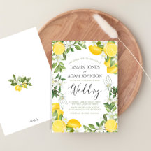 Klassieke Lemon Greenery Zomerbruiloft