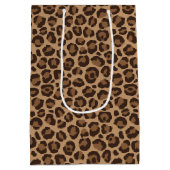 Klassieke leopard-reeks ontwerp 12 medium cadeauzakje (Achterkant)