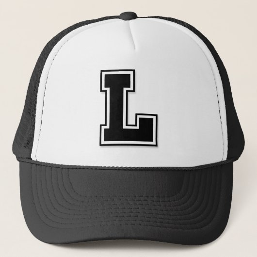 Klassieke letter "L" Trucker Pet (Voorkant)