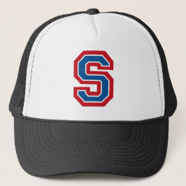 Klassieke letter S Trucker Pet