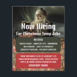 Klassieke lezing Santa, Seizoensgebonden Recruitme Flyer<br><div class="desc">Classic Reading Santa,  seizoenswerving Adverteren flyers van de Visitekaartje Store.</div>