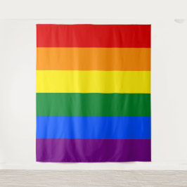 Klassieke LGBTQ Gay Pride Rainbow Flag Wandkleed