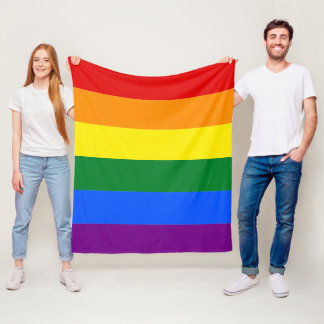 Klassieke LGBTQ Pride Fleece Deken