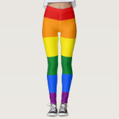 Klassieke LGBTQ Pride Leggings (Voorkant)