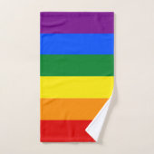 Klassieke LGBTQ Rainbow Pride vlag Bad Handdoek (Handdoek)