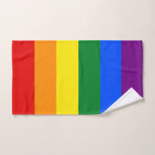 Klassieke LGBTQ Rainbow Pride vlag Bad Handdoek (Handdoek)