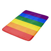 Klassieke LGBTQ Rainbow Pride vlag Badmat (Gekanteld)