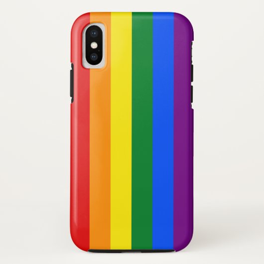 Klassieke LGBTQ Rainbow Pride vlag Case-Mate iPhone Case (Achterkant)