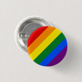 Klassieke LGBTQ Rainbow Pride vlag Ronde Button 3,2 Cm (Voorkant /achterkant)