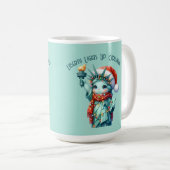 Klassieke Liberty Lights Up Christmas. 🎄 Koffiemok (Voorkant rechts)