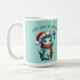 Klassieke Liberty Lights Up Christmas. 🎄 Koffiemok