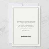 Klassieke lichte geluk Peace Kwanzaa Feestdagenkaart (Achterkant)