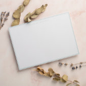 Klassieke Lichte Groene Dikke en Dunne Grensnaam Notitiekaartje