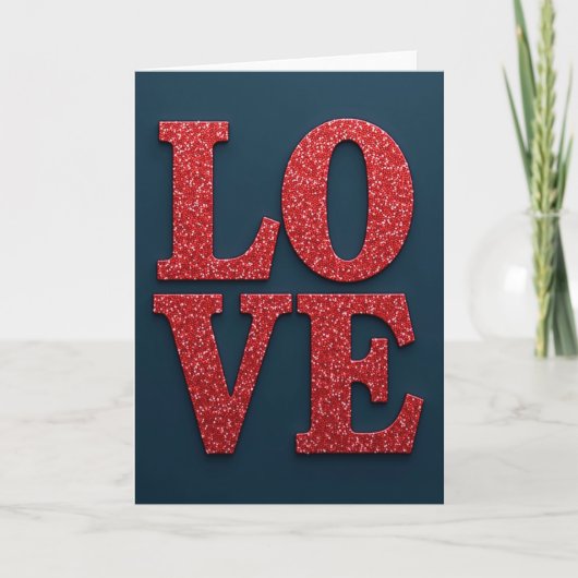 Klassieke Liefdeskaart Kaart (Voorkant)