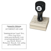 Klassieke lijn Zakelijk Ondernemingsrecht Juridisc Rubberstempel (Gestempeld)