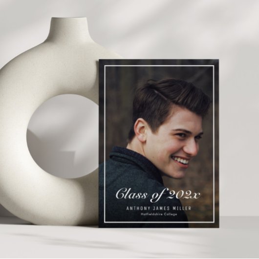 Klassieke lijst afstuderen bekendmaking kaart