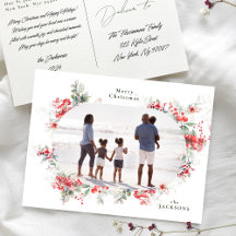 Klassieke lijst kransen Foto Kerstmis