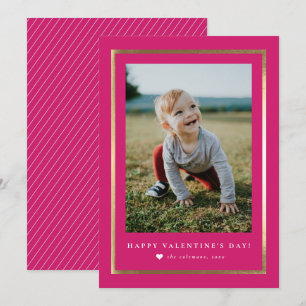 Klassieke Lijst portret foto Valentijnsdag notitie Notitiekaartje