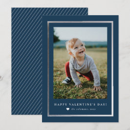 Klassieke Lijst portret foto Valentijnsdag notitie Notitiekaartje