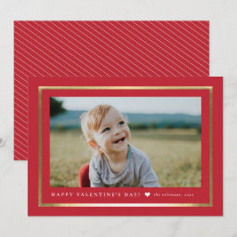 Klassieke Lijst Portret Foto Valentijnsdag Notitiekaartje
