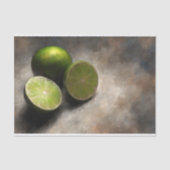 Klassieke Limes Nog steeds Keuken Art Decoupage Tissuepapier (Voorkant)