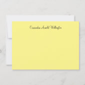 Klassieke limonade gepersonaliseerde flatnote Kaar Kaart (Voorkant)