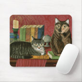 Klassieke literaire katten, kippen, Art Mousepad Muismat (Met muis)