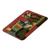 Klassieke literaire katten Poe, Dickens, Stoker, M Magneet (Linkerzijde)