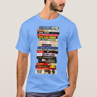 Klassieke literatuur Boeken Stack T-shirt