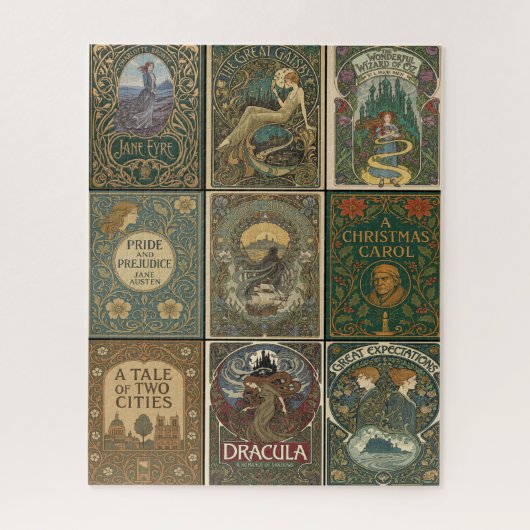Klassieke Literatuurpuzzel Legpuzzel (Verticaal)
