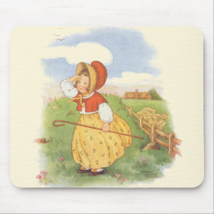 Klassieke Little Bo Peep Mother Goose-kinderrijmpj Muismat