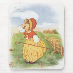 Klassieke Little Bo Peep Mother Goose-kinderrijmpj Muismat