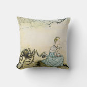 Klassieke Little Miss Muffet door Arthur Rackham Kussen (Voorkant)