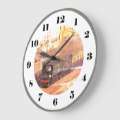 klassieke locomotief Tangmere, met volle stoom Grote Klok (Hoek)