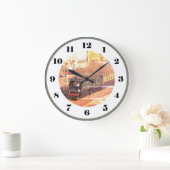 klassieke locomotief Tangmere, met volle stoom Grote Klok (Huis)