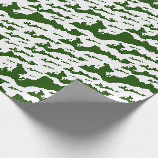 Klassieke Logo op eilanden - Groenboek Cadeaupapier (Hoek)